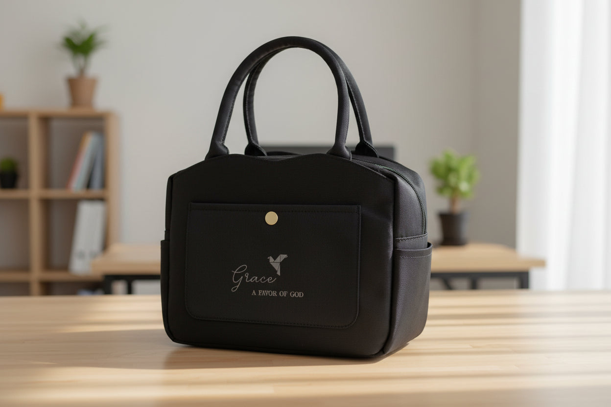 Black Lunch Bags