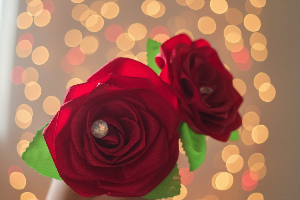 Dark Red Rose Pen