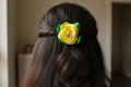 Yellow Rose Hair Clip