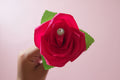 Bright Pink Rose Pen