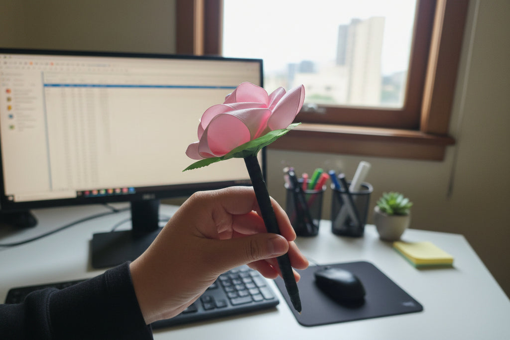 Pink Rose Pen