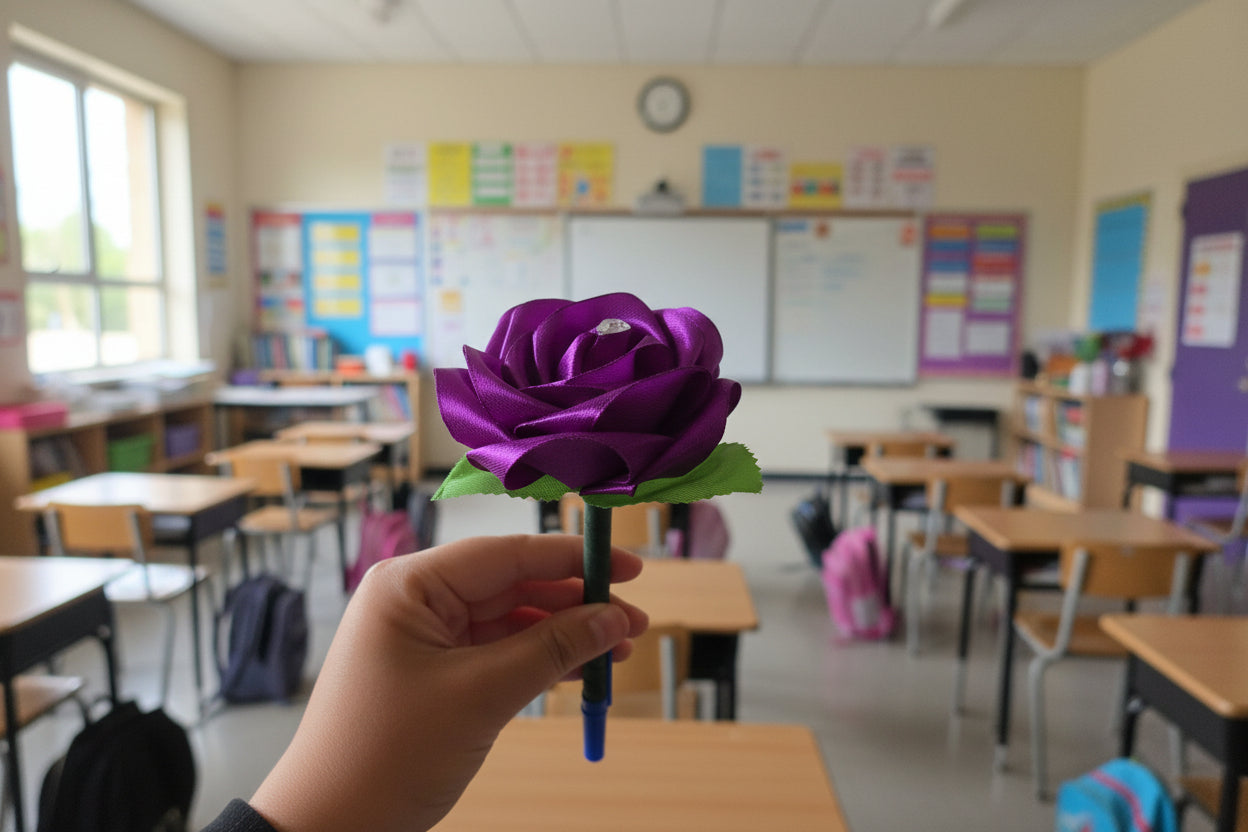 Purple Rose Pen